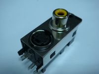 HLR-4017V1B RCA JACK+S JACK