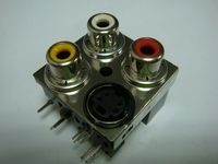 HLR-4061V1B RCA JACK+S JACK